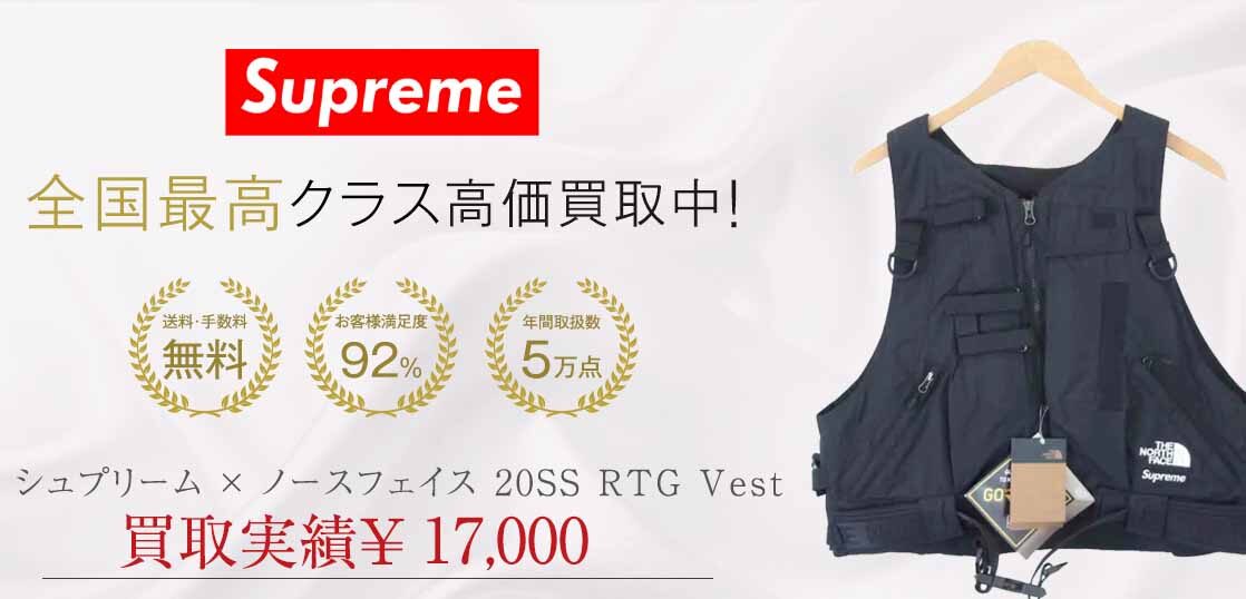 シュプリーム × ノースフェイス 20SS RTG Vest 画像