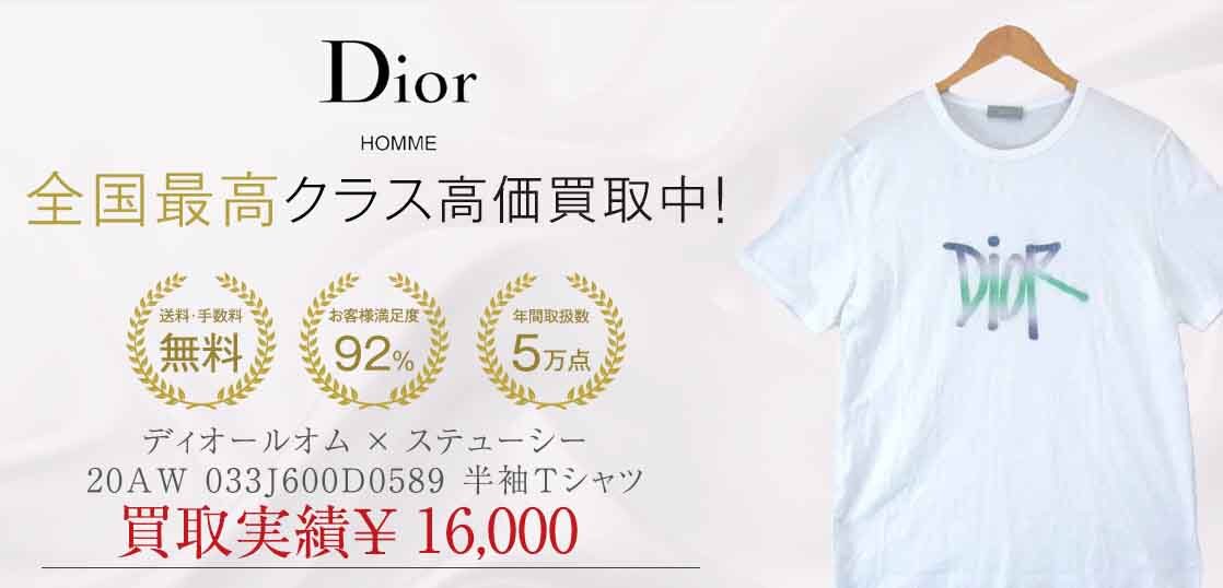 ディオールオム × ステューシー 20AW 033J600D0589 半袖Tシャツ 画像