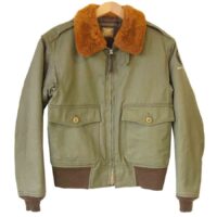 リアルマッコイズ ジャケット  B-10 STAGGCOAT 実名復刻 フライトジャケット カーキ系 36 画像