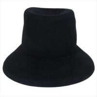 ヨウジヤマモト 帽子 Pour Homme HR-H12-192 16AW REPLICA ウールフェルト ハット 帽子 黒系 画像